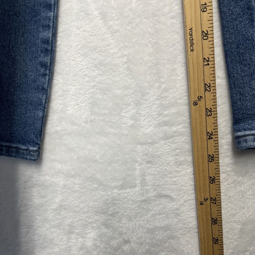 KanCan Avery Straight Leg Cargo Jeans Women’s Sz 7/27 Y2K Mid Rise Fading Denim - Picture 4 of 10
